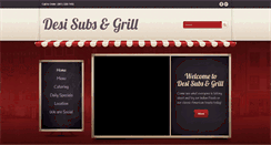 Desktop Screenshot of desisubsandgrill.com