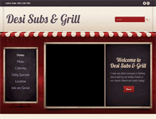 Tablet Screenshot of desisubsandgrill.com